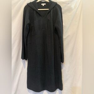 NWOT - Skinnygirl V-Neck Cable Knit Hooded Belted Sweater Dress